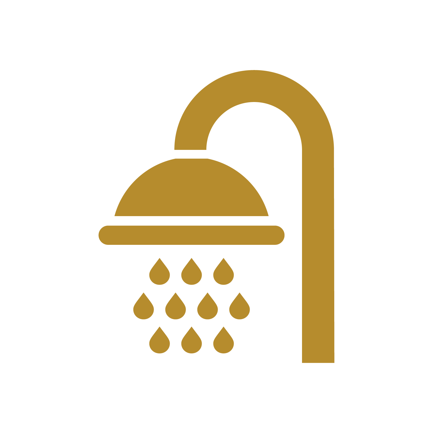 Toiletten, keuken &
binnen- en buitendouches